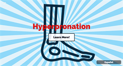 Desktop Screenshot of hyperpronation.com