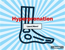Tablet Screenshot of hyperpronation.com